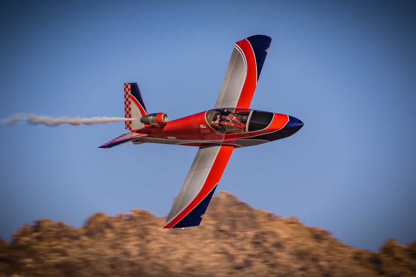Torrey Ward’s MicroJet in flight