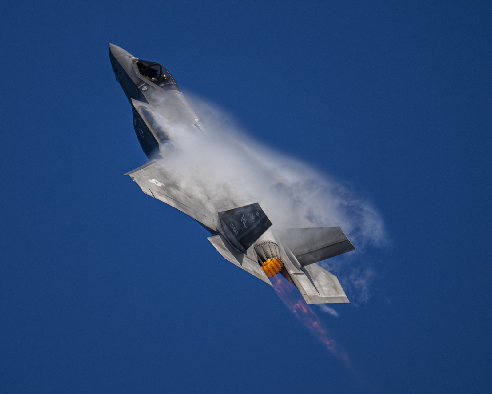 F-35 aircraft in flight